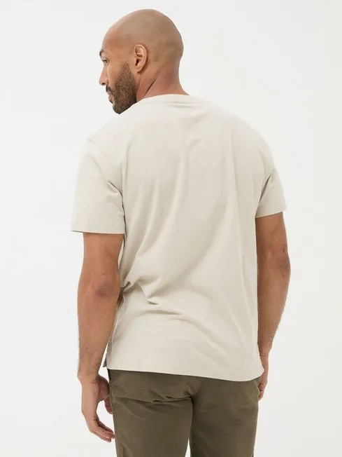 Men Fatface TShirts Lulworth Natural 100 Cotton Organic Crew TShirt Men Fatface TShirts Lulworth Natural 100 Cotton Organic Crew TShirt