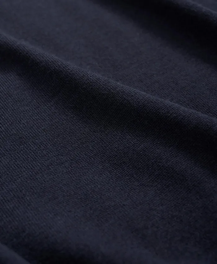 Men Fine Merino Wool HalfZip Sweater Vest Navy Brooks Brothers Sweaters