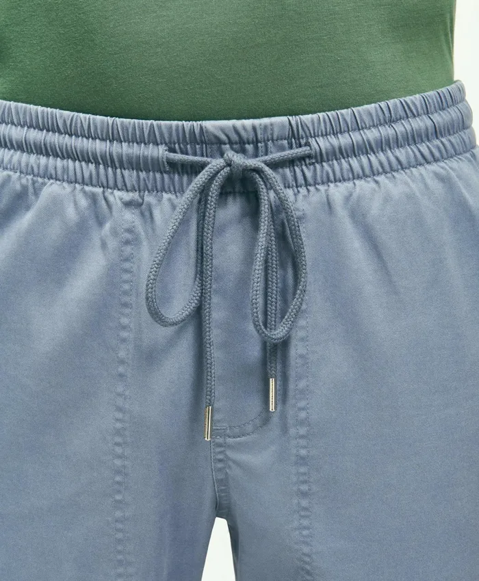 Men Friday Drawstring Chino Pants Light Blue Brooks Brothers Chinos and Casual Pants
