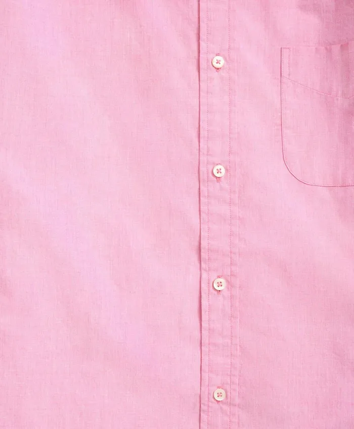 Men Friday Shirt Poplin EndOnEnd Pink Brooks Brothers Sport Shirts