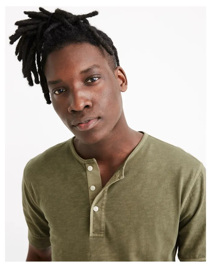 Men Garment Dyed Henley Tee Distant Surplus Madewell Tees Men Garment Dyed Henley Tee Distant Surplus Madewell Tees