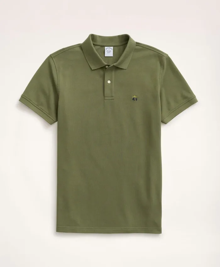 Men Golden Fleece Big and Tall Stretch Supima Polo Shirt Green Brooks Brothers Polo and Rugby Shirts Men Golden Fleece Big and Tall Stretch Supima Polo Shirt Green Brooks Brothers Polo and Rugby Shirts