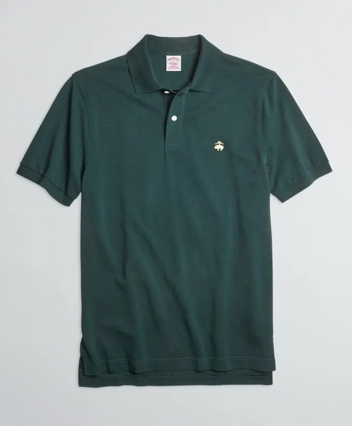Men Golden Fleece Original Fit Stretch Supima Polo Shirt Medium Green Brooks Brothers Polo and Rugby Shirts Men Golden Fleece Original Fit Stretch Supima Polo Shirt Medium Green Brooks Brothers Polo and Rugby Shirts