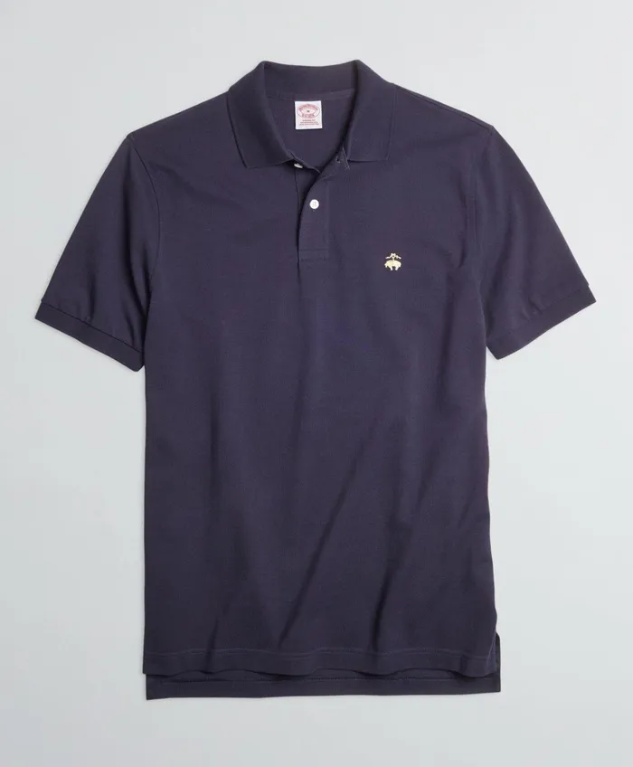 Men Golden Fleece Original Fit Stretch Supima Polo Shirt Navy Brooks Brothers Polo and Rugby Shirts Men Golden Fleece Original Fit Stretch Supima Polo Shirt Navy Brooks Brothers Polo and Rugby Shirts