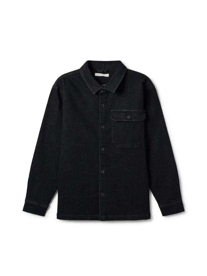 Men Jackets Men 8211 Fundo 8211 Black Denim TWOTHIRDS Jackets