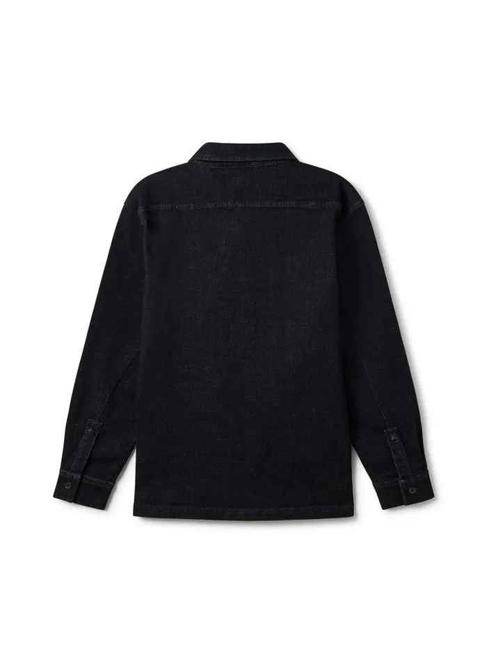 Men Jackets Men 8211 Fundo 8211 Black Denim TWOTHIRDS Jackets