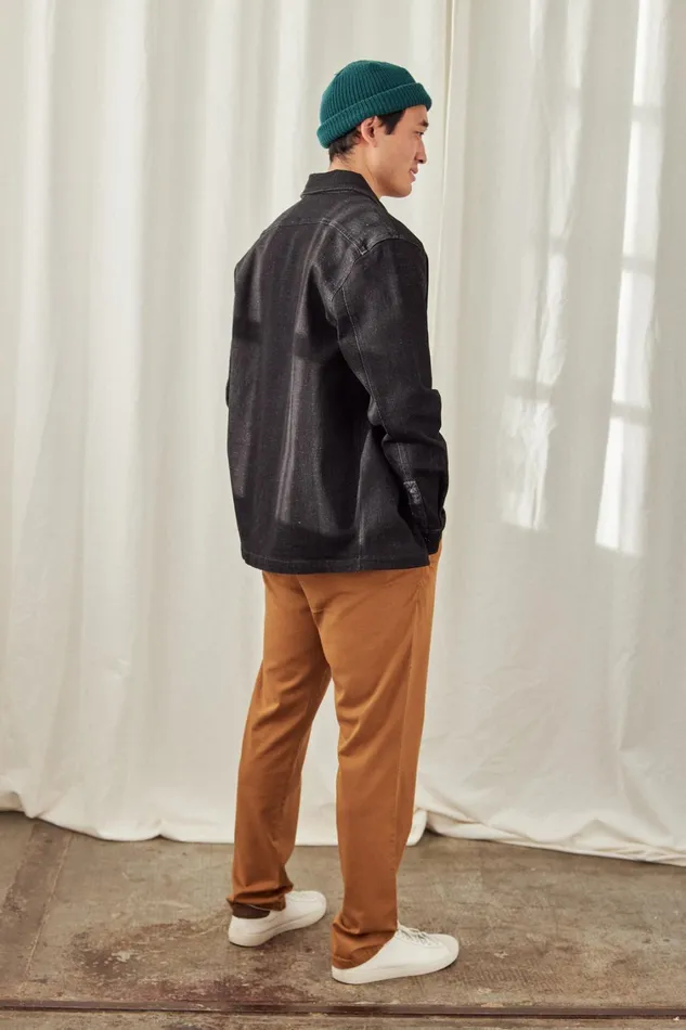 Men Jackets Men 8211 Fundo 8211 Black Denim TWOTHIRDS Jackets