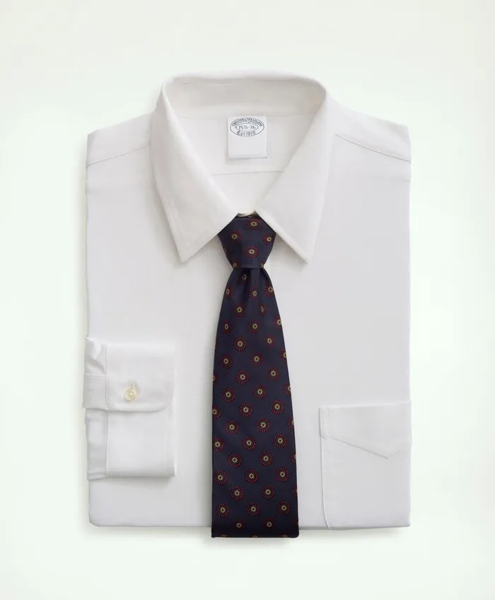 Men Japanese Knit Dress Shirt White Brooks Brothers Dress Shirts