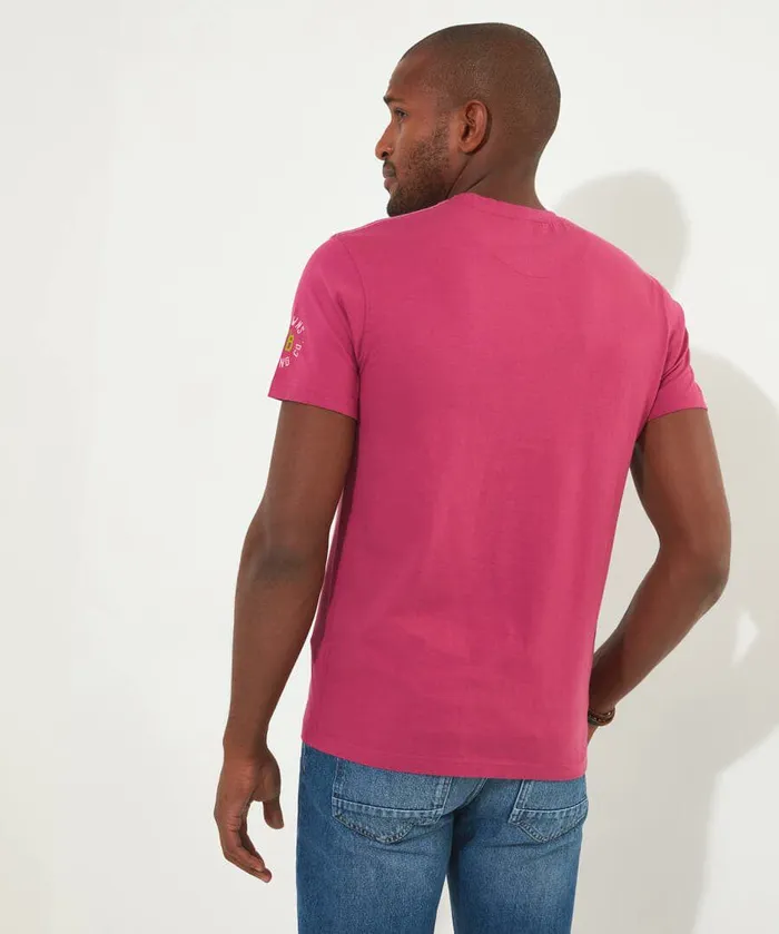 Men Joe Browns Cocktail Sounds Tee Pink Men Joe Browns Cocktail Sounds Tee Pink