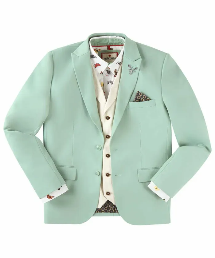 Men Joe Browns Sea Breeze Blazer Mint Men Joe Browns Sea Breeze Blazer Mint