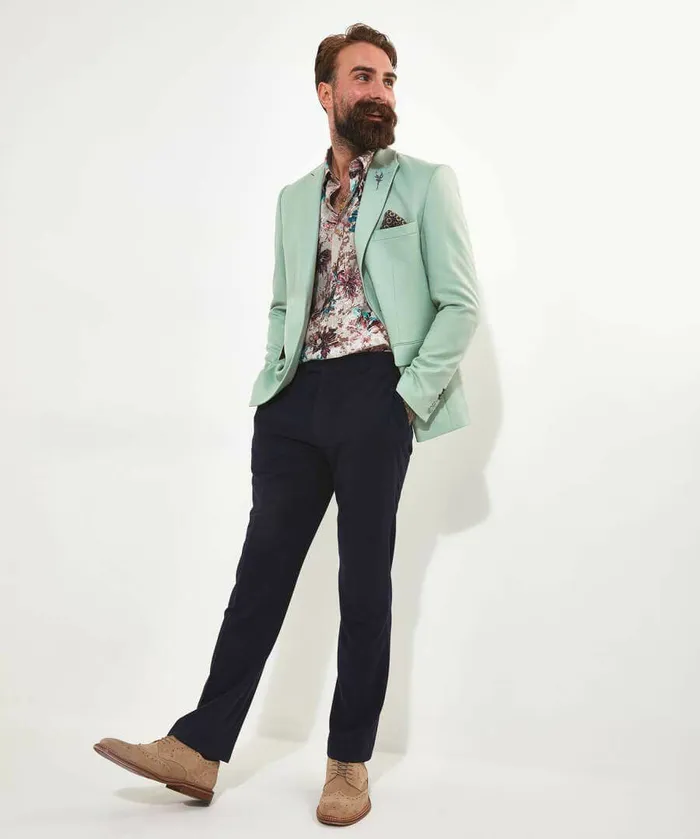 Men Joe Browns Sea Breeze Blazer Mint Men Joe Browns Sea Breeze Blazer Mint