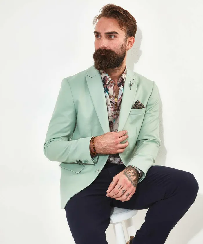 Men Joe Browns Sea Breeze Blazer Mint Men Joe Browns Sea Breeze Blazer Mint