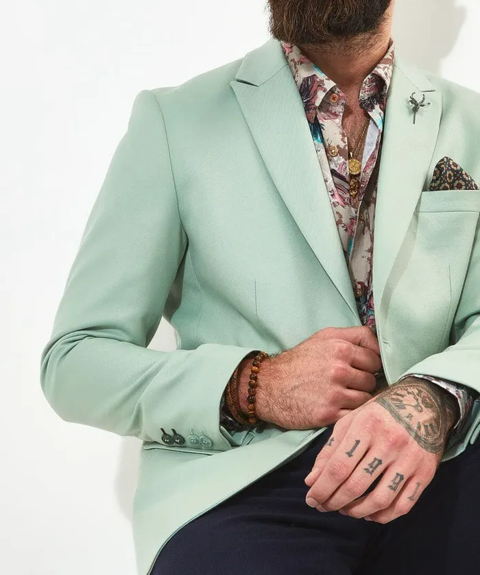Men Joe Browns Sea Breeze Blazer Mint Men Joe Browns Sea Breeze Blazer Mint