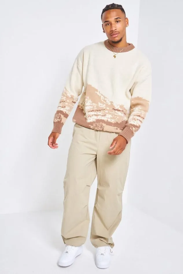 Men Jogging Beige Beige Brentiny Paris Jogging Bottoms