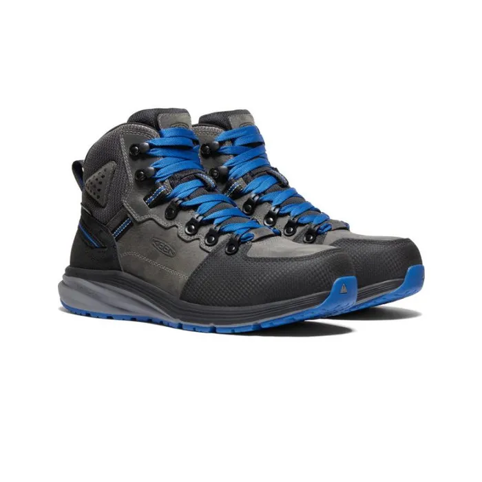 Men KEEN Boots Grey Work Boots 8211 Red Hook Mid WP Men KEEN Boots Grey Work Boots 8211 Red Hook Mid WP