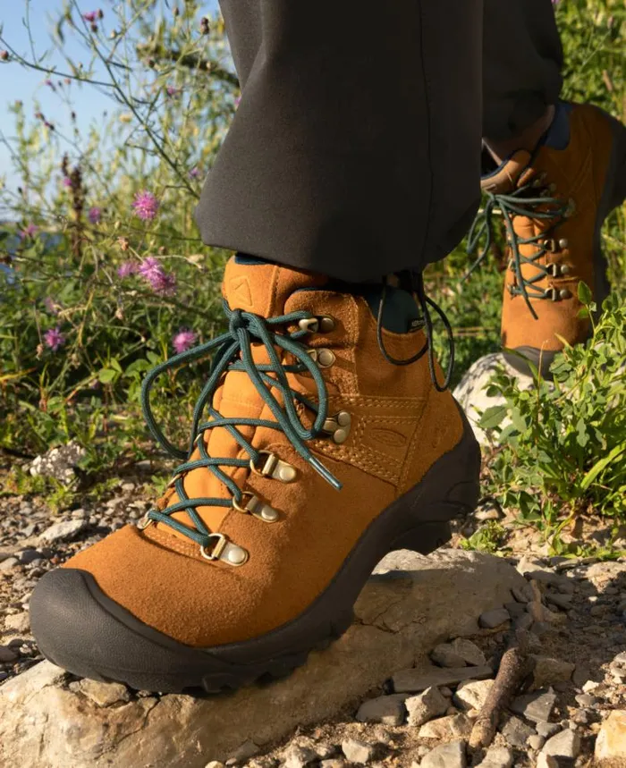 Men KEEN Boots Pyrenees Brown Leather Hiking Boot Men KEEN Boots Pyrenees Brown Leather Hiking Boot