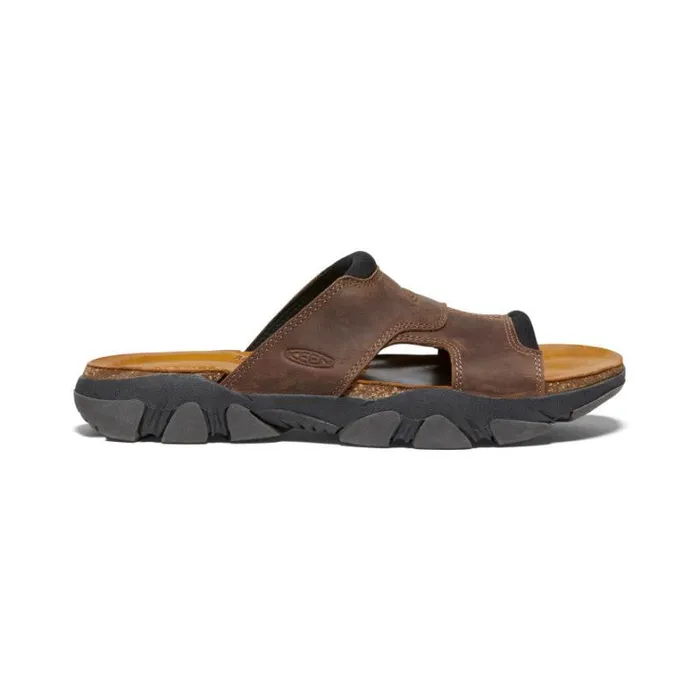 Men KEEN Sandals Brown Open Toe Slide Sandals 8211 Daytona II