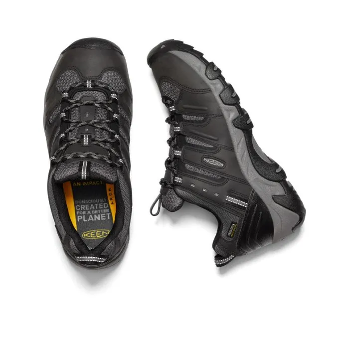 Men KEEN Shoes Black Hiking Shoes 8211 Koven WP Men KEEN Shoes Black Hiking Shoes 8211 Koven WP