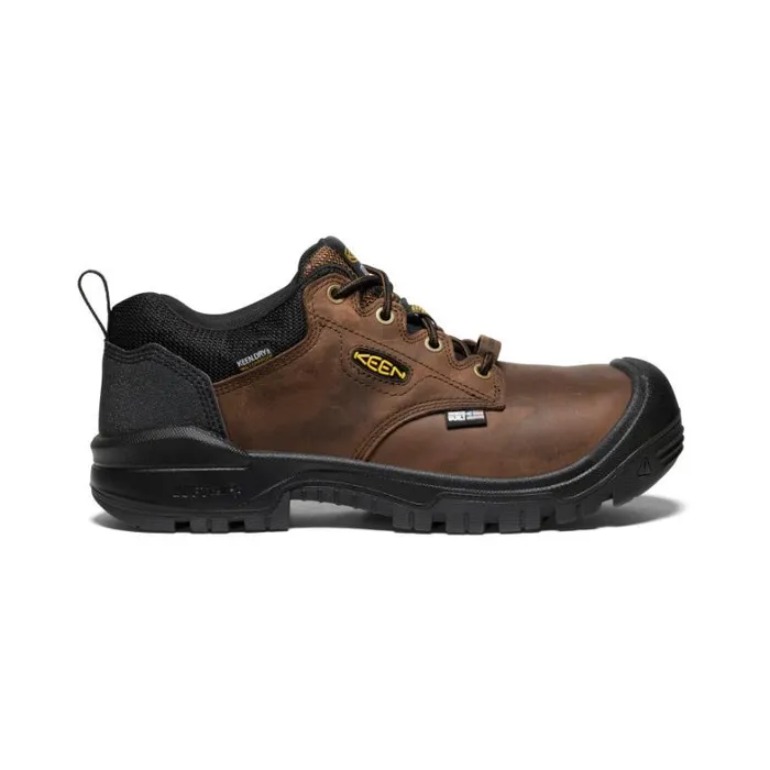 Men KEEN Shoes Independence Oxford Waterproof CarbonFiber Toe Work Shoe