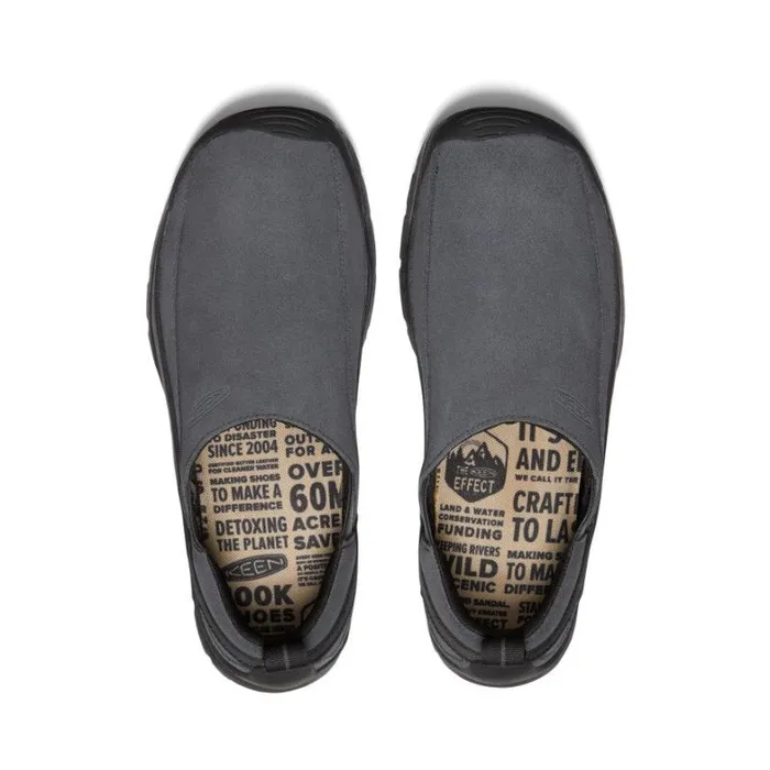 Men KEEN Shoes Jasper SlipOn Grey Leather Slipon Men KEEN Shoes Jasper SlipOn Grey Leather Slipon