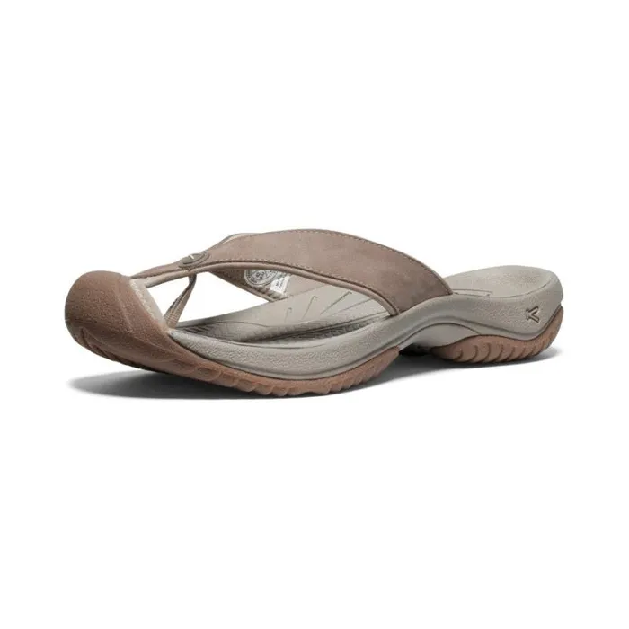 Men KEEN SlipOns Waimea BrindleBirch Leather FlipFlop Men KEEN SlipOns Waimea BrindleBirch Leather FlipFlop