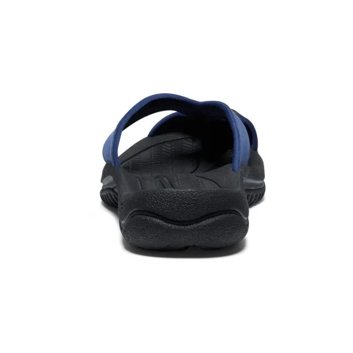 Men KEEN SlipOns Waimea Naval AcademyBlack Leather FlipFlop Men KEEN SlipOns Waimea Naval AcademyBlack Leather FlipFlop