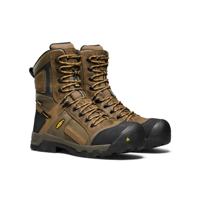 Men KEEN Work Boots and Shoes Brown Work Boots 8211 CSA Davenport 8quot 200G Men KEEN Work Boots and Shoes Brown Work Boots 8211 CSA Davenport 8quot 200G