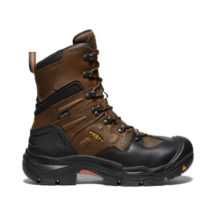 Men KEEN Work Boots and Shoes Coburg 8quot Waterproof Work Boots 8211 Steel Toe and American Built