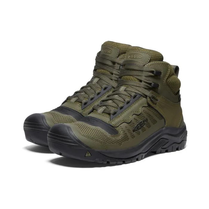 Men KEEN Work Boots and Shoes Olive Green Work Boots Soft Toe 8211 Reno Mid KBF WP Men KEEN Work Boots and Shoes Olive Green Work Boots Soft Toe 8211 Reno Mid KBF WP