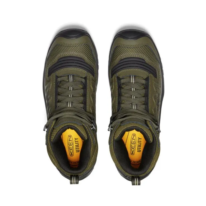 Men KEEN Work Boots and Shoes Olive Green Work Boots Soft Toe 8211 Reno Mid KBF WP Men KEEN Work Boots and Shoes Olive Green Work Boots Soft Toe 8211 Reno Mid KBF WP