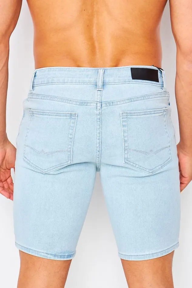 Men Longline Shorts In Blue Bleuclair Brentiny Paris Shorts