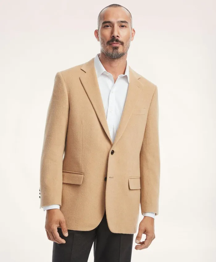 Men Madison TraditionalFit Camel Hair Sport Coat Beige Brooks Brothers Sport Coats and Blazers Men Madison TraditionalFit Camel Hair Sport Coat Beige Brooks Brothers Sport Coats and Blazers