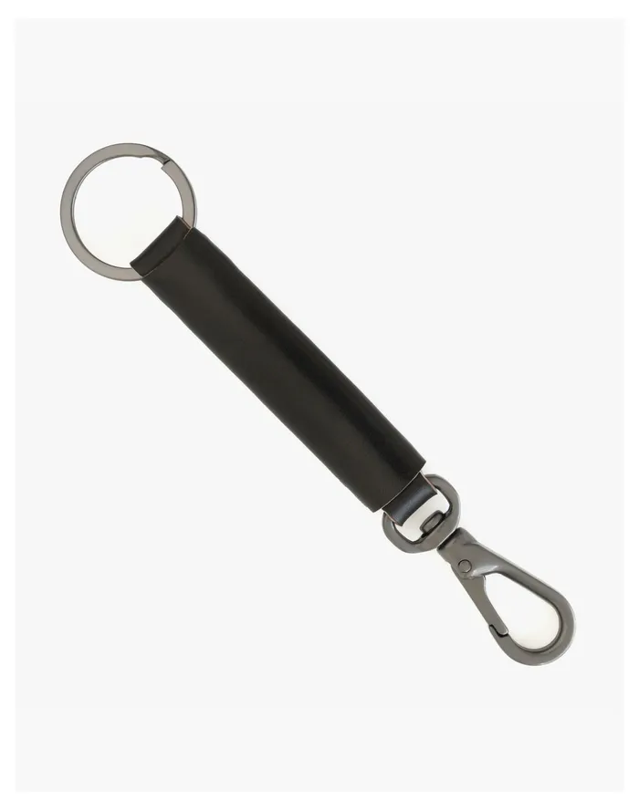 Men Makr Loop Keychain With Snap Hook Black Madewell Wallets and Accessories