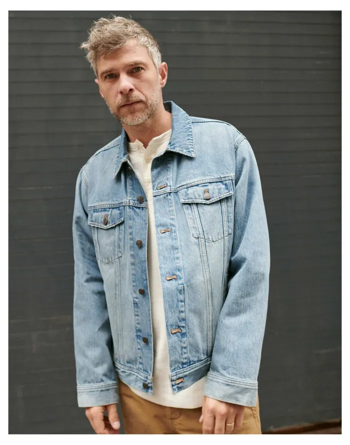 Men Oversized Jean Jacket In Manitoba Wash Manitoba Wash Madewell Jackets Men Oversized Jean Jacket In Manitoba Wash Manitoba Wash Madewell Jackets