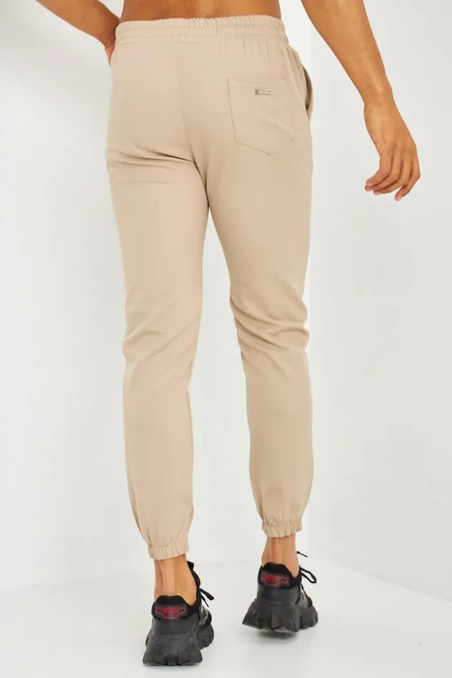 Men Pantalon De Jogging Uni Beige Beige Brentiny Paris Jogging Bottoms