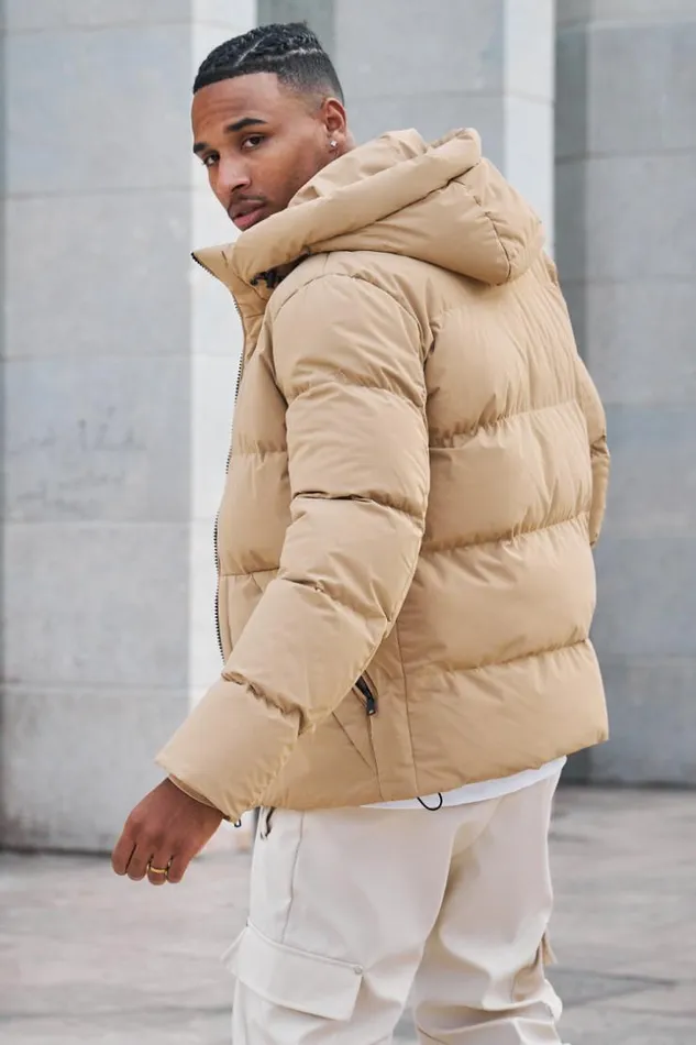 Men Parka Beige Capuche MiLongue Beige Brentiny Paris Parkas And Down Jackets Men Parka Beige Capuche MiLongue Beige Brentiny Paris Parkas And Down Jackets