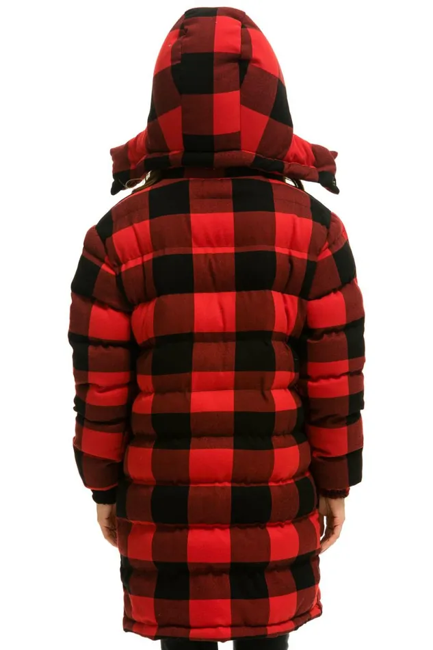 Men PLAID UNISEX LONG TREKKER JACKET 8211 BUFFALO PLAID Aviator Nation Outerwear Men PLAID UNISEX LONG TREKKER JACKET 8211 BUFFALO PLAID Aviator Nation Outerwear