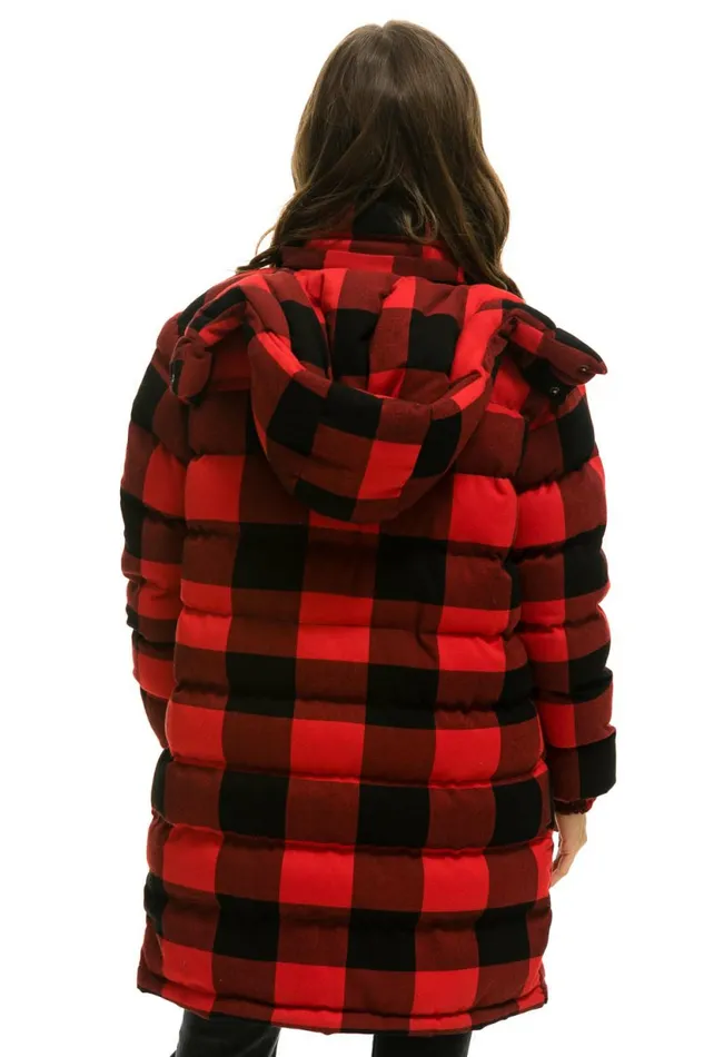 Men PLAID UNISEX LONG TREKKER JACKET 8211 BUFFALO PLAID Aviator Nation Outerwear Men PLAID UNISEX LONG TREKKER JACKET 8211 BUFFALO PLAID Aviator Nation Outerwear