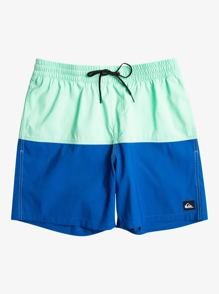 Men Quiksilver Boardshorts Butt Logo 17034 Volleys Snorkel Blue