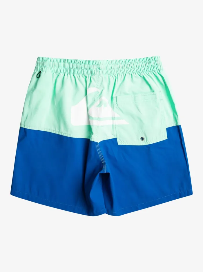 Men Quiksilver Boardshorts Butt Logo 17034 Volleys Snorkel Blue Men Quiksilver Boardshorts Butt Logo 17034 Volleys Snorkel Blue