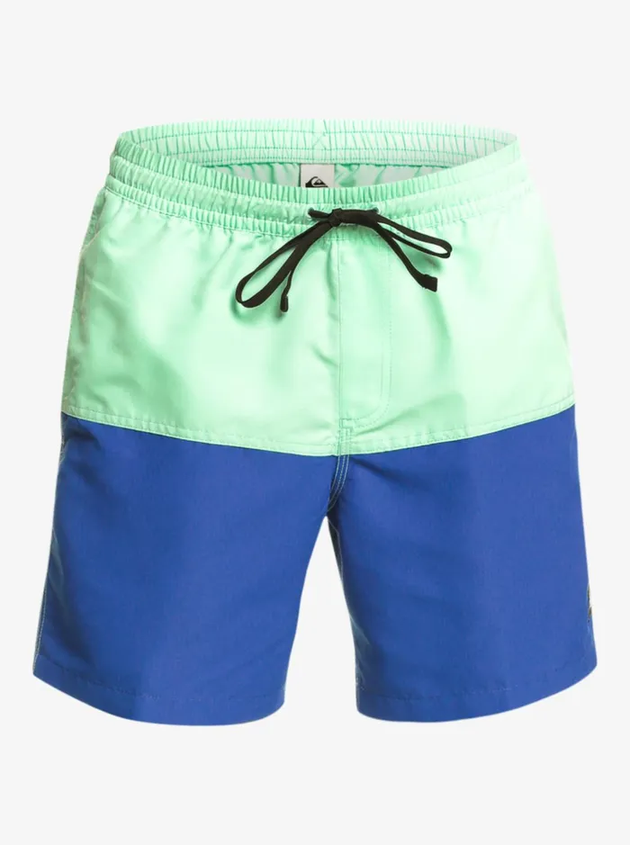 Men Quiksilver Boardshorts Butt Logo 17034 Volleys Snorkel Blue Men Quiksilver Boardshorts Butt Logo 17034 Volleys Snorkel Blue