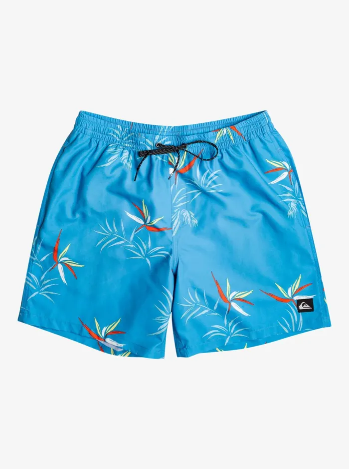 Men Quiksilver Boardshorts Everyday Mix 17034 Volleys Azure Blue