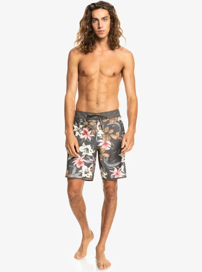 Men Quiksilver Boardshorts HEMPSTRETCH Scallop 19034 Boardshorts Tarmac