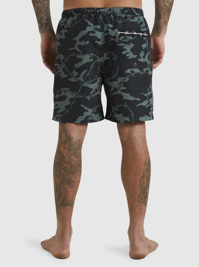 Men Quiksilver Boardshorts Mikey Volley 18034 Volleys Black Men Quiksilver Boardshorts Mikey Volley 18034 Volleys Black