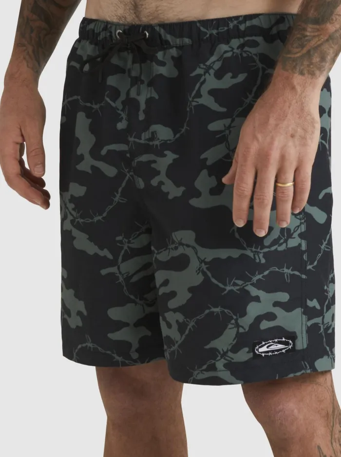 Men Quiksilver Boardshorts Mikey Volley 18034 Volleys Black Men Quiksilver Boardshorts Mikey Volley 18034 Volleys Black