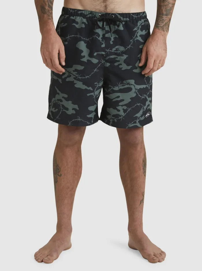 Men Quiksilver Boardshorts Mikey Volley 18034 Volleys Black Men Quiksilver Boardshorts Mikey Volley 18034 Volleys Black