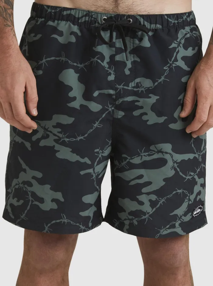 Men Quiksilver Boardshorts Mikey Volley 18034 Volleys Black Men Quiksilver Boardshorts Mikey Volley 18034 Volleys Black