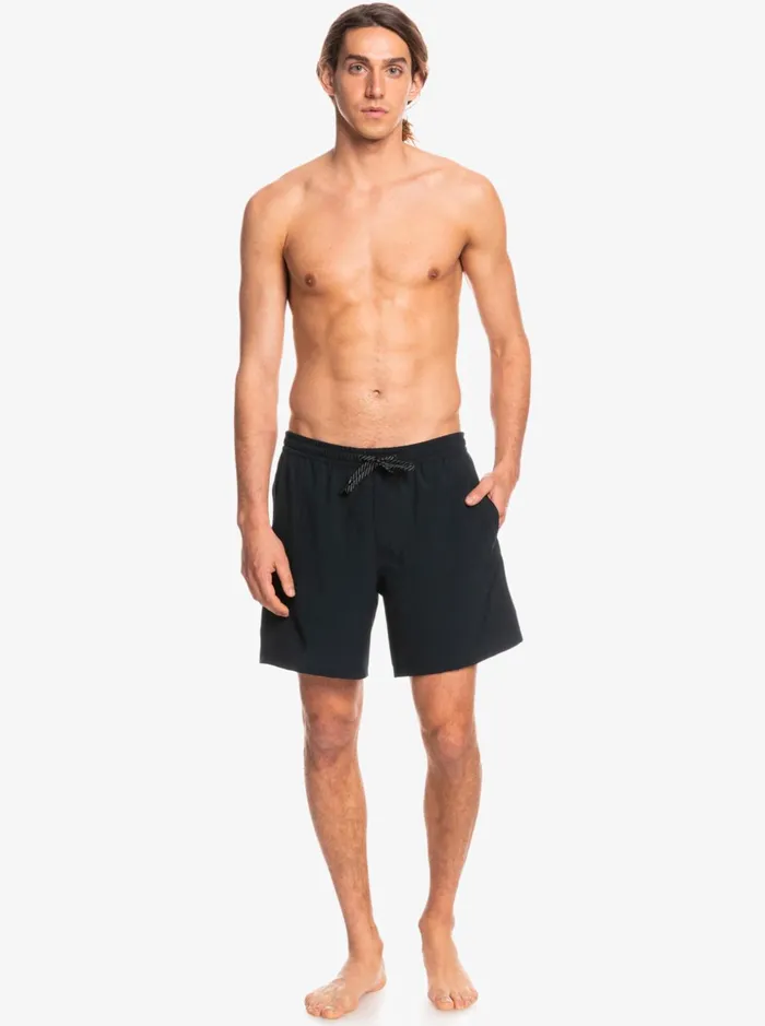 Men Quiksilver Boardshorts Omni Training 17034 Volleys Black Men Quiksilver Boardshorts Omni Training 17034 Volleys Black