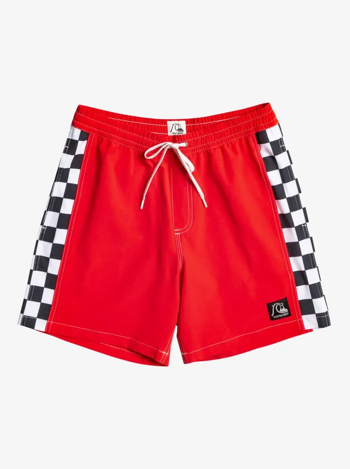 Men Quiksilver Boardshorts Original Arch 17034 Volleys High Risk Red
