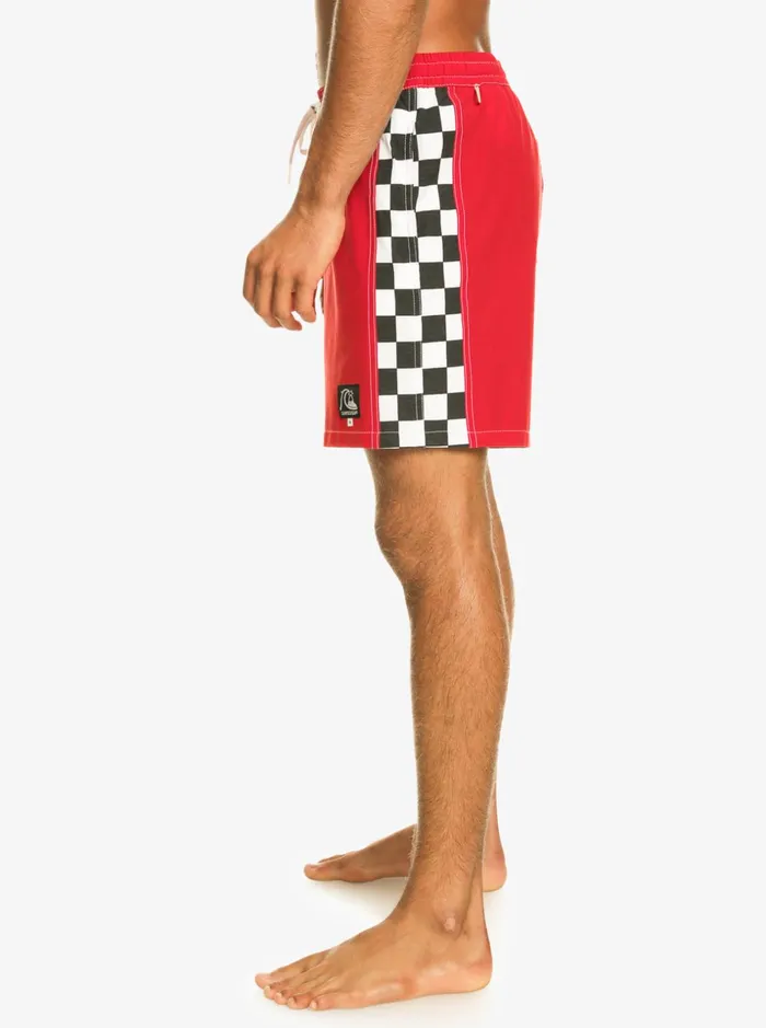 Men Quiksilver Boardshorts Original Arch 17034 Volleys High Risk Red Men Quiksilver Boardshorts Original Arch 17034 Volleys High Risk Red